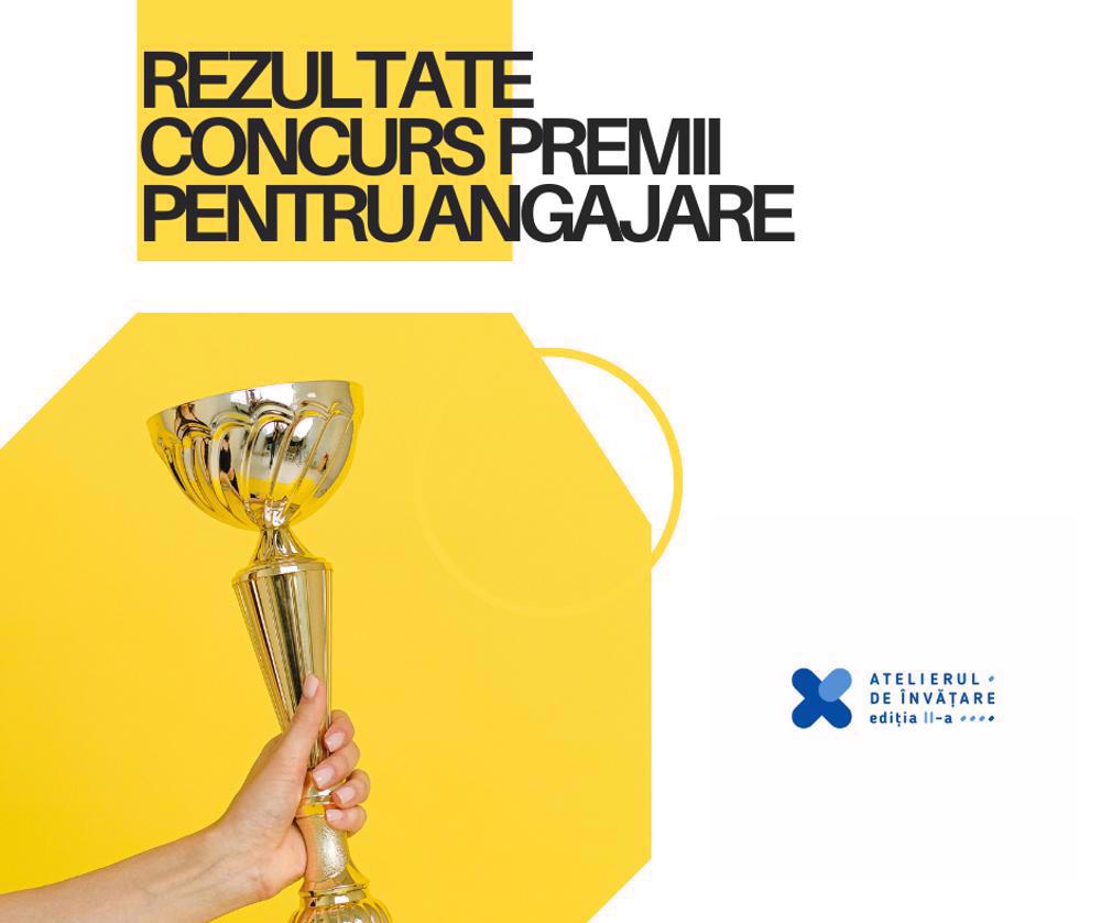 Anunț privind rezultatele concursului de acordare a premiilor pentru angajare
