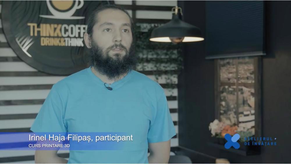 Irinel Haja Filipaș participant Printare 3D Bistrița