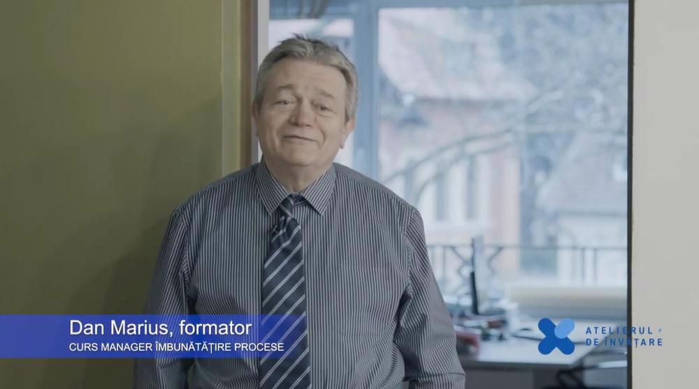 Marius Dan formator Manager îmbunătățire procese