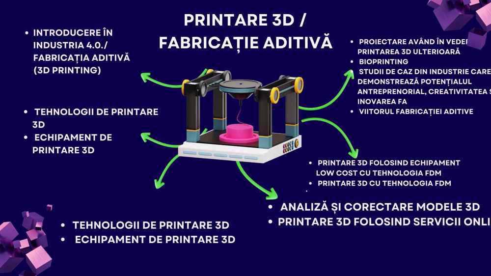 Sumar curs Printare 3D