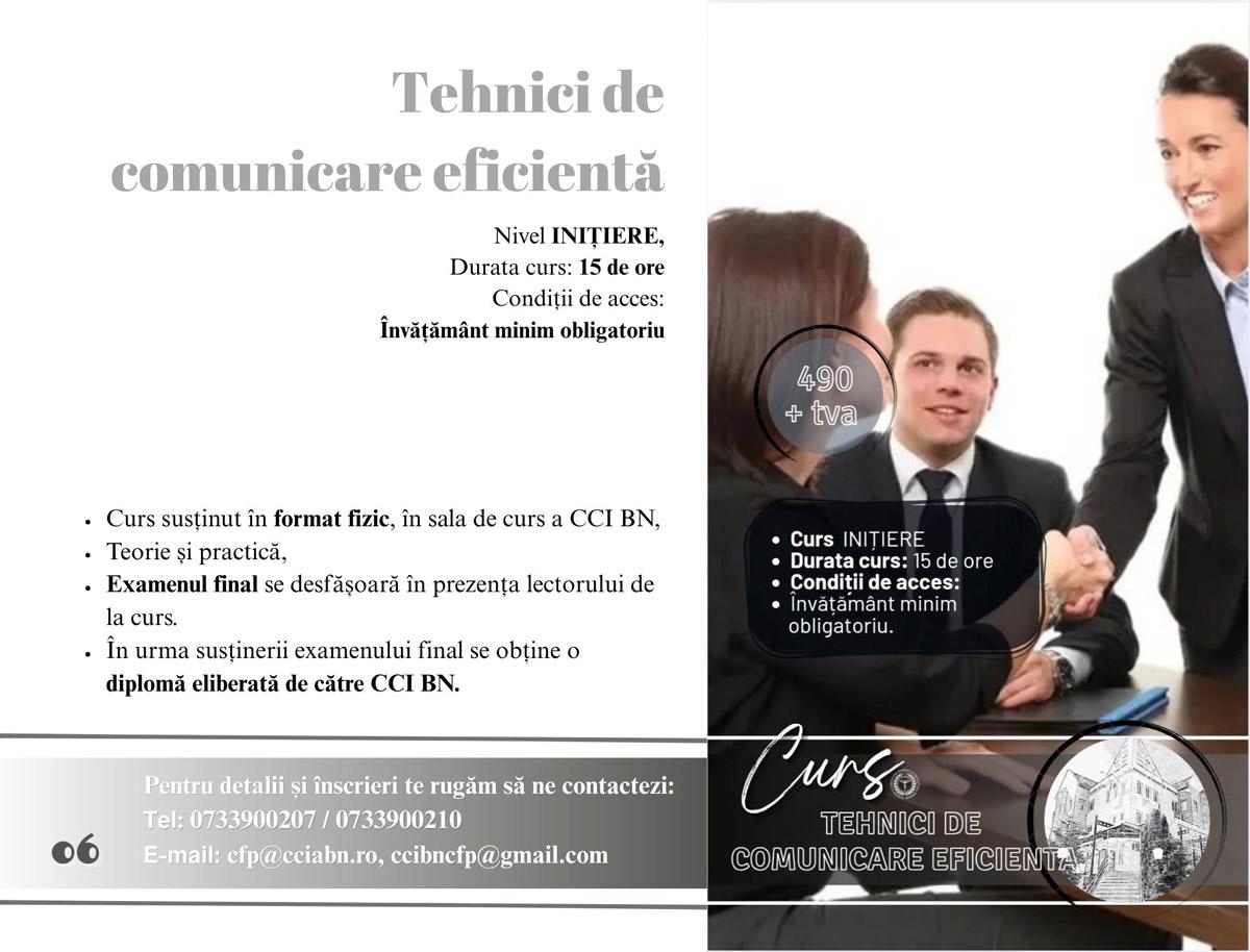 Curs tehnici de comunicare eficienta