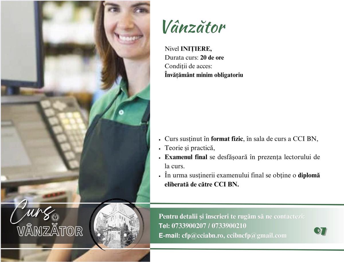 Curs Vanzator